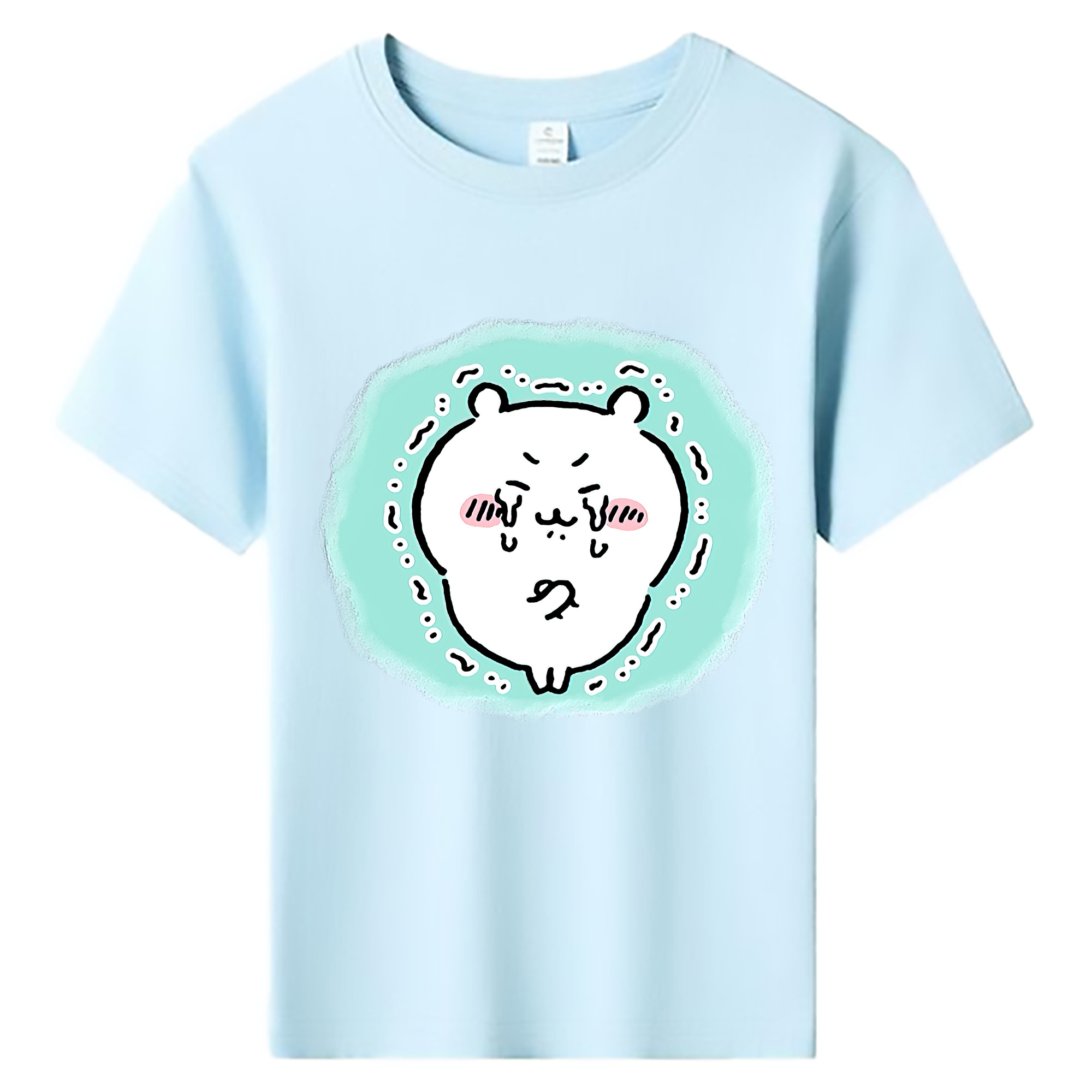 （画像用） ちいかわ ちいかわ Chii-kawa chiikawa 綿100％キッズTシャツ（フロントプリント）